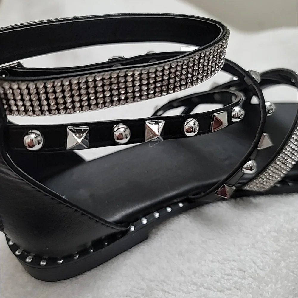 Just In  Gladiator studded sandals - Picture 6 of 8